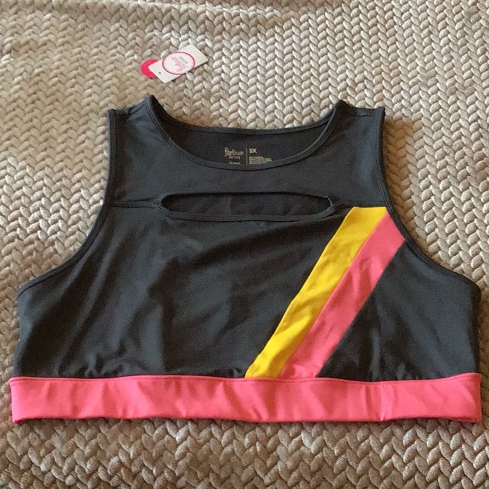 NWT! Size 3XL low impact sports bra